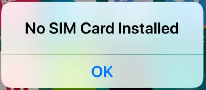 No Sim no service iPhone